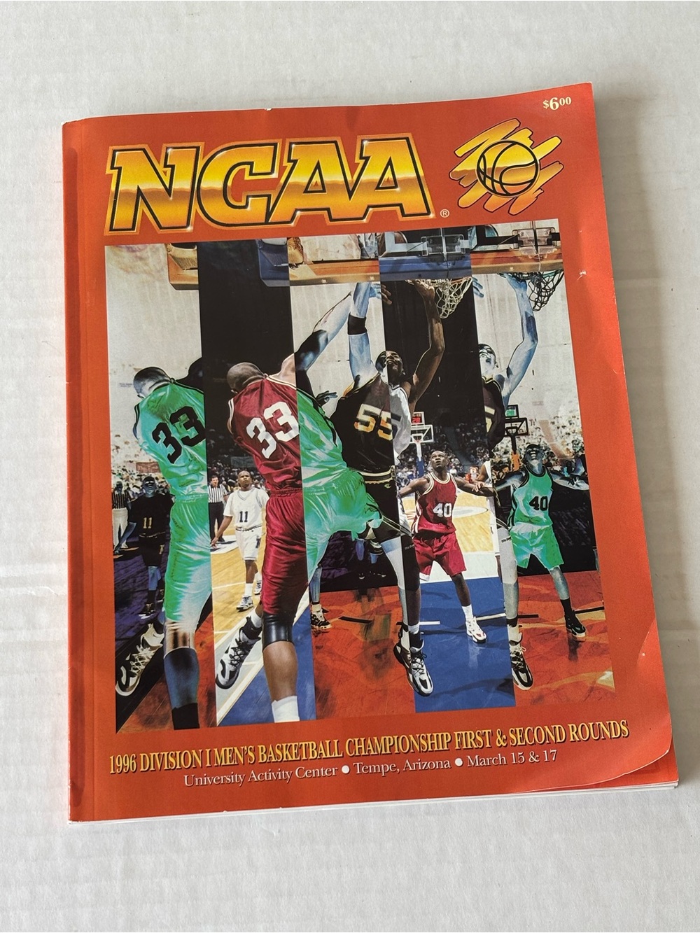 NCAA 1996 Basketball Championship Program Book